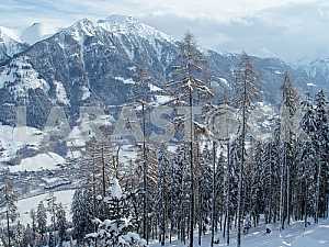 Austrian Alps in the snow