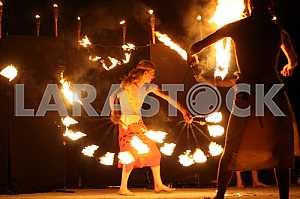 Fire show in Kiev