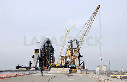 Construction of the Podolsk-Resurrection Bridge