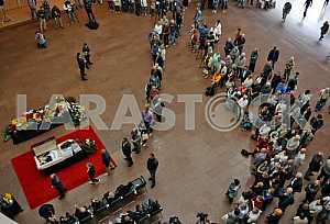 Farewell ceremony with Pavel Sheremet
