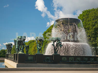 Fountain in Vigeland Park