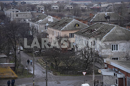 Roofs of houses in Balaklei