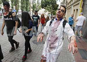 Zombie Walk in Kiev