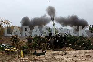 Military exercises on the Devichki shooting range