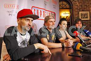 Press conference of the group Skryabin in Kiev
