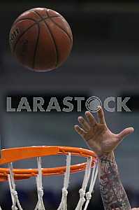of the game moments of the match Ukraine's Championship basketball