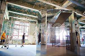 Preparation of modern art festival GogolFest