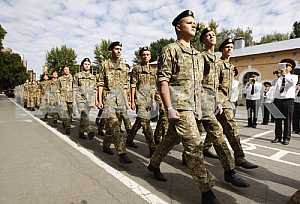 Celebration of the Day of Knowledge in the Kiev military lyceum