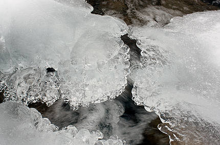 Кружева лед заморожен