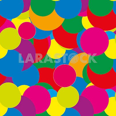 Abstract seamless background with colorful dots