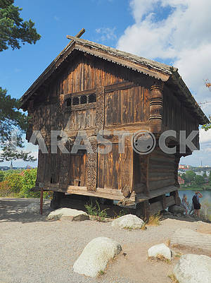 Wooden house in Skansen