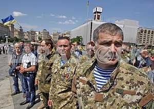 Прощание с бойцами Айдара в Киеве