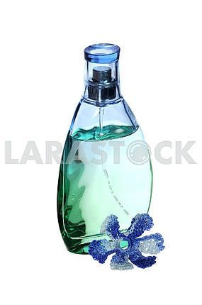 Perfume bottle with an element of decor