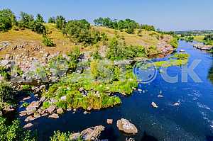 Ros - right tributary of the Dnieper River, one of the most picturesque small rivers Kyiv region. sometimes rough and rapid river, to make its track between the granite slabs that extend to the surface huge boulders