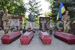 Перезахоронение погибших воинов Красной Армии