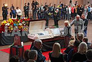 Farewell ceremony with Pavel Sheremet