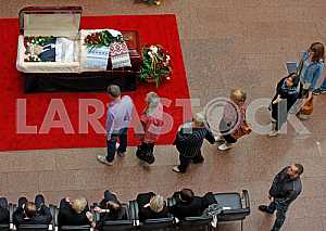Farewell ceremony with Pavel Sheremet