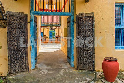 Wooden doors in Zanzibar