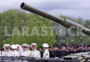 Parade of military lyceums in Kiev