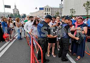 The procession on the occasion of 1028th anniversary of Baptism of Kievan Rus in Kiev.