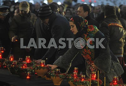 Ceremony commemorating the victims of famine