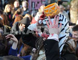 Zombie parade in Kiev