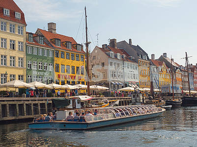 Boat on the Nyhavn Canal