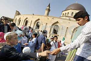 The celebration of the Eid al-Adha in Kiev