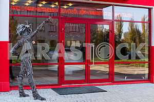 Opening of the monument to Andy Warhol in Uzhgorod