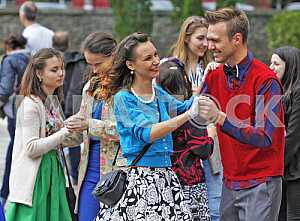 Hipsters parade in Kiev