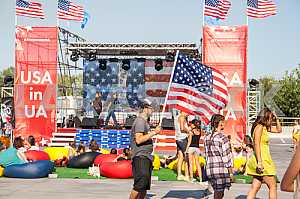 American Festival in Kiev - Ukraine 15-16 August 2015 - Stock image