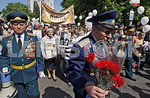 Celebrating the 71 th anniversary of Victory over Nazism in Kiev