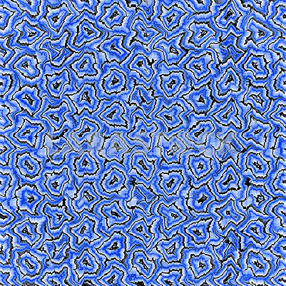 Geometric continuous pattern with rhombuses and zigzag lines, blue endless background. Decorative splicing motif texture. Blue continuous ornate backdrop.