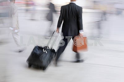 Image of a business man on the street