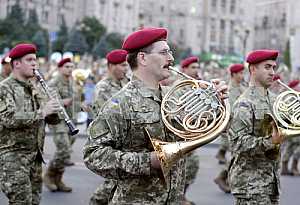 Репетиция военного парада в Киеве