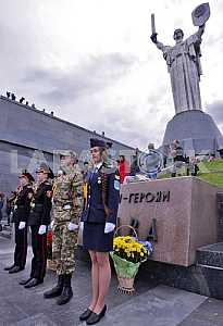 Parade of military lyceums in Kiev
