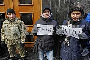 Rally of Ukrainian Network People Living with HIV / AIDS near the Cabinet of Ministers of Ukraine.