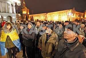 Protest on the Independence Square in Kiev