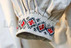 The exhibition Masterpieces of Ukrainian folk embroidery in Kiev