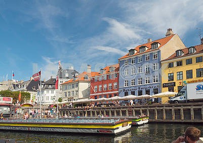 Canal and Nyhavn district