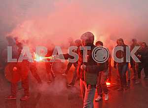 Акция протеста активистов Азова в Киеве
